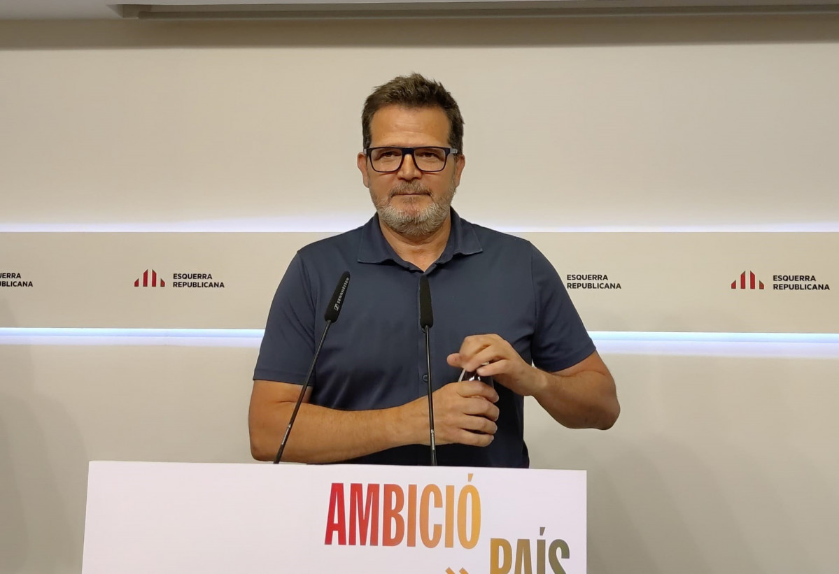 Archivo - El portavoz adjunto y vicesecretario de Comunicación de ERC, Isaac Albert, en una imagen de archivo