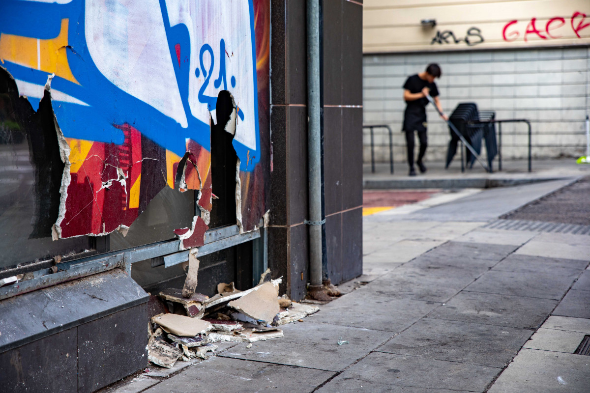 EuropaPress 4703760 desperfectos provocados altercados fiestas merce 25 septiembre 2022 (1)