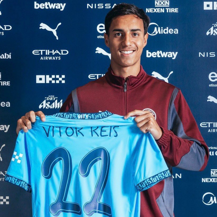 Girona y Manchester City acuerdan la cesión de Vitor Reis y trabajan por Claudio Echeverri
