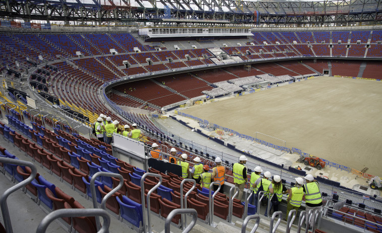El Barça y el Ayuntamiento sellan un acuerdo para la reapertura gradual del Camp Nou