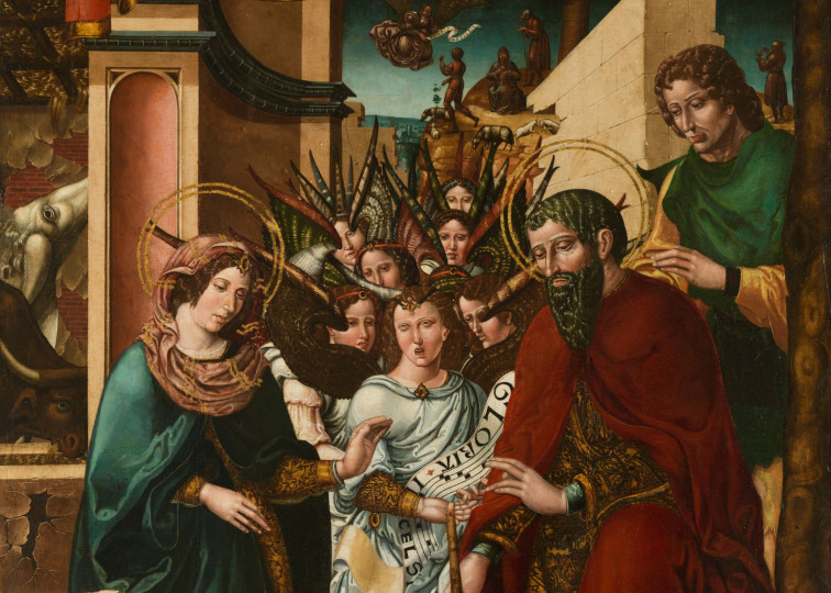 La tabla de La Natividad salió de Sijena antes de que el monasterio fuese patrimonio protegido