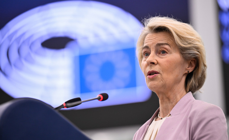 El avión de Von der Leyen sufre un ataque