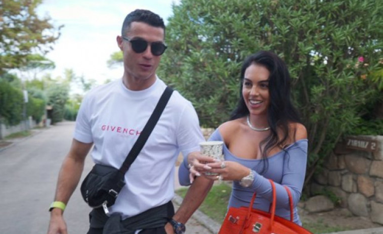 Cristiano Ronaldo y Georgina Rodríguez se dan el 