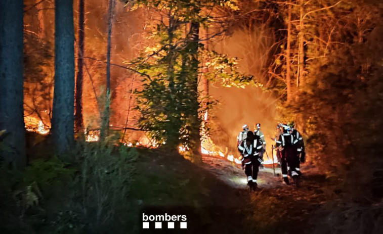 VIDEO: El incendio de Amer, provocado: Mossos d'Esquadra investigan las causas