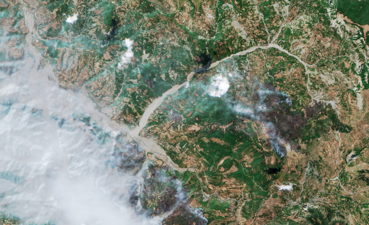 Las huellas de la tragedia: así se ven los grandes incendios de Europa desde el cielo