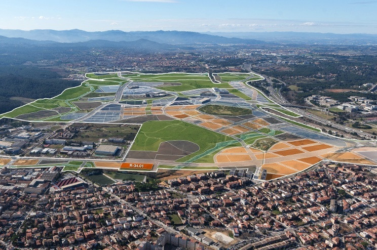EuropaPress 6901141 vista aerea parc lalba parcela pintada naranja