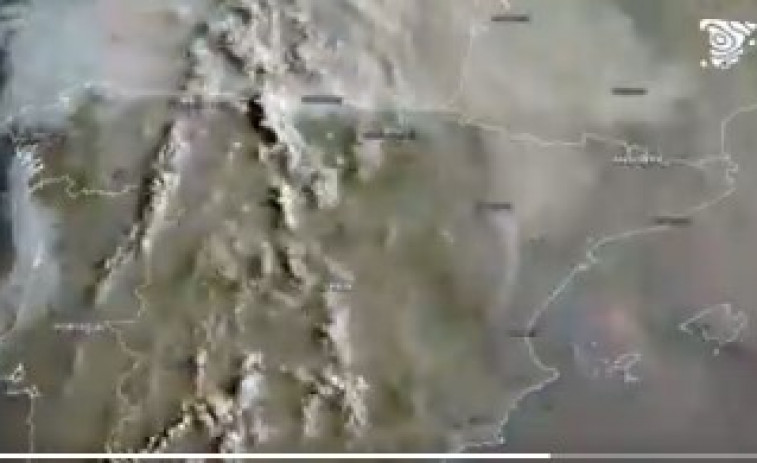 El humo de los incendios, visible desde el espacio