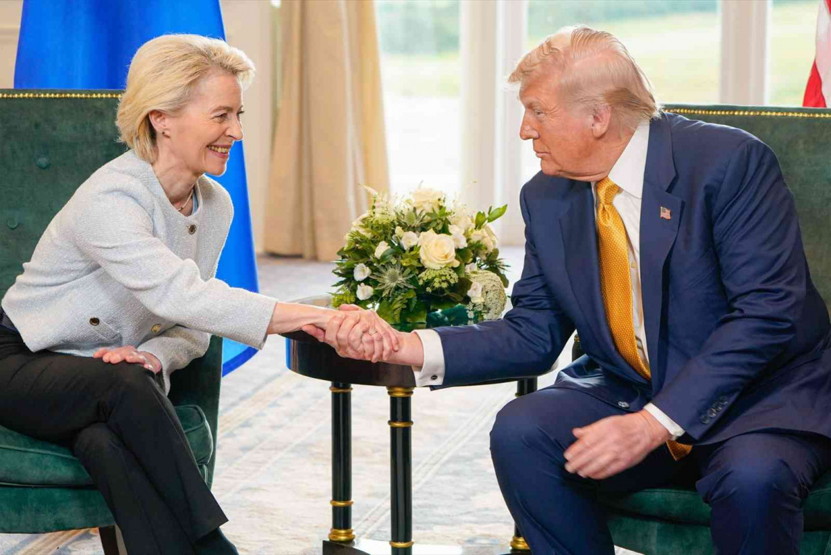 Ursula Von der Leyen y Donald Trump   EUROPA PRESS