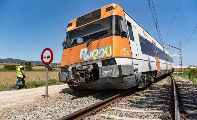 Restablecida la circulación de trenes en Girona por una manifestación por Palestina