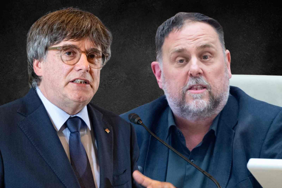 Carles Puigdemont i Oriol Junqueras