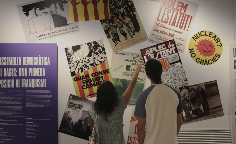 Manresa recuerda la lucha antifranquista con la exposición sobre la Assemblea Democràtica del Bages