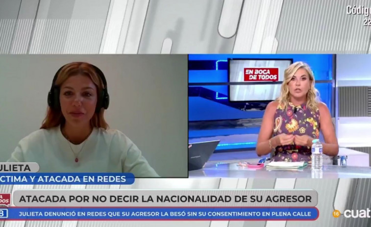 Un programa de Cuatro revictimiza a una joven catalana por no dar la nacionalidad de su agresor sexual