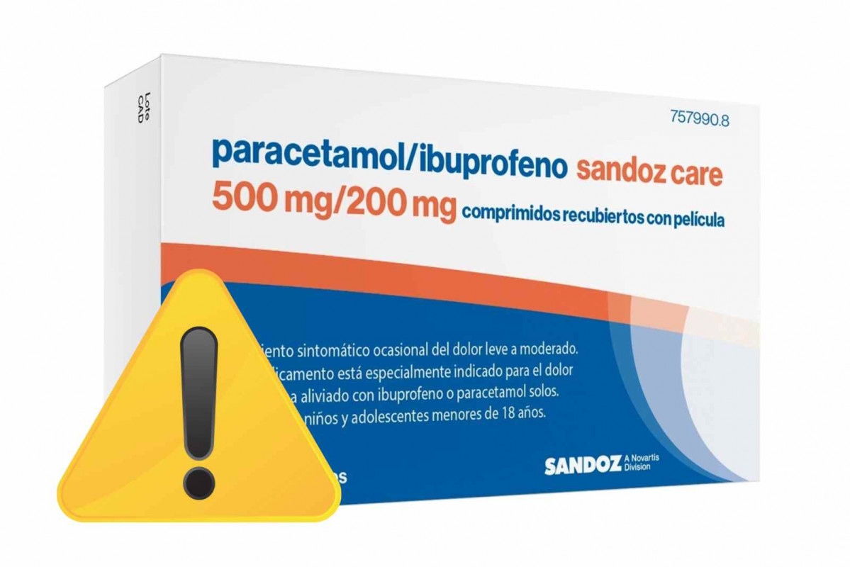 Alerta; Paracetamol, Ibuprofeno   CANVA
