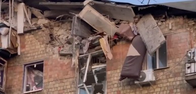 VIDEO| Misiles rusos dejan en Kiev al menos 14 muertos, incluyendo un niño