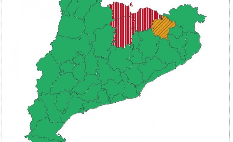 Alerta roja por tiempo violento este jueves en Ripollès, Cerdanya y Berguedà