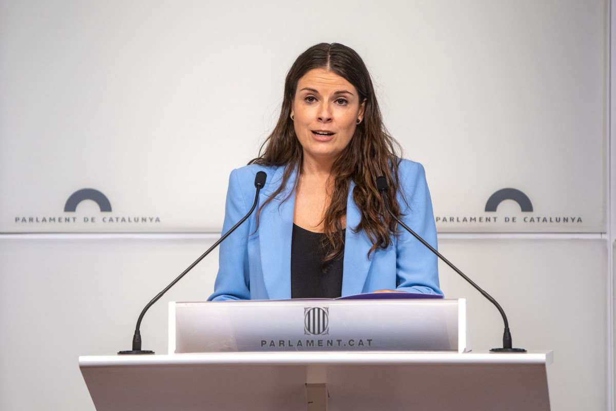 Archivo - La portavoz de Junts en el Parlament, Mònica Sales
