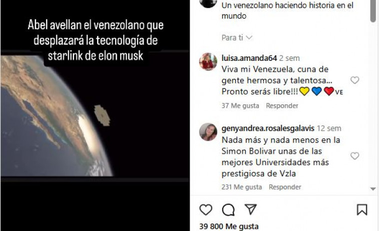 - VÍDEO: El venezolano Abel Avellán, el empresario que desfía a Starlink de Elon Musk