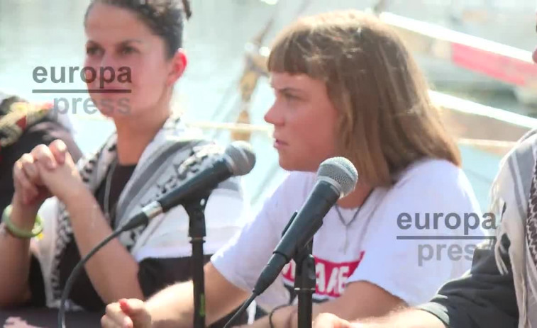 - Vídeo: Greta Thunberg y más figuras internacionales lanzan en Barcelona la flotilla en protesta por Israel
