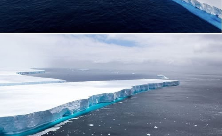 VIDEO| El iceberg más grande del mundo se rompe y pierde un tercio de su tamaño