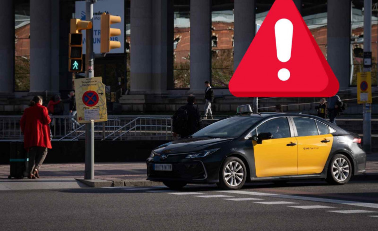 VÍDEO | Un taxista conduciendo de forma peligrosa se vuelve viral en Barcelona