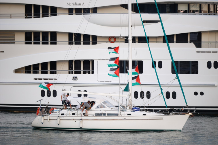 Parte de la flotilla solidaria con Gaza vuelve al puerto de Barcelona tras zarpar por segunda vez