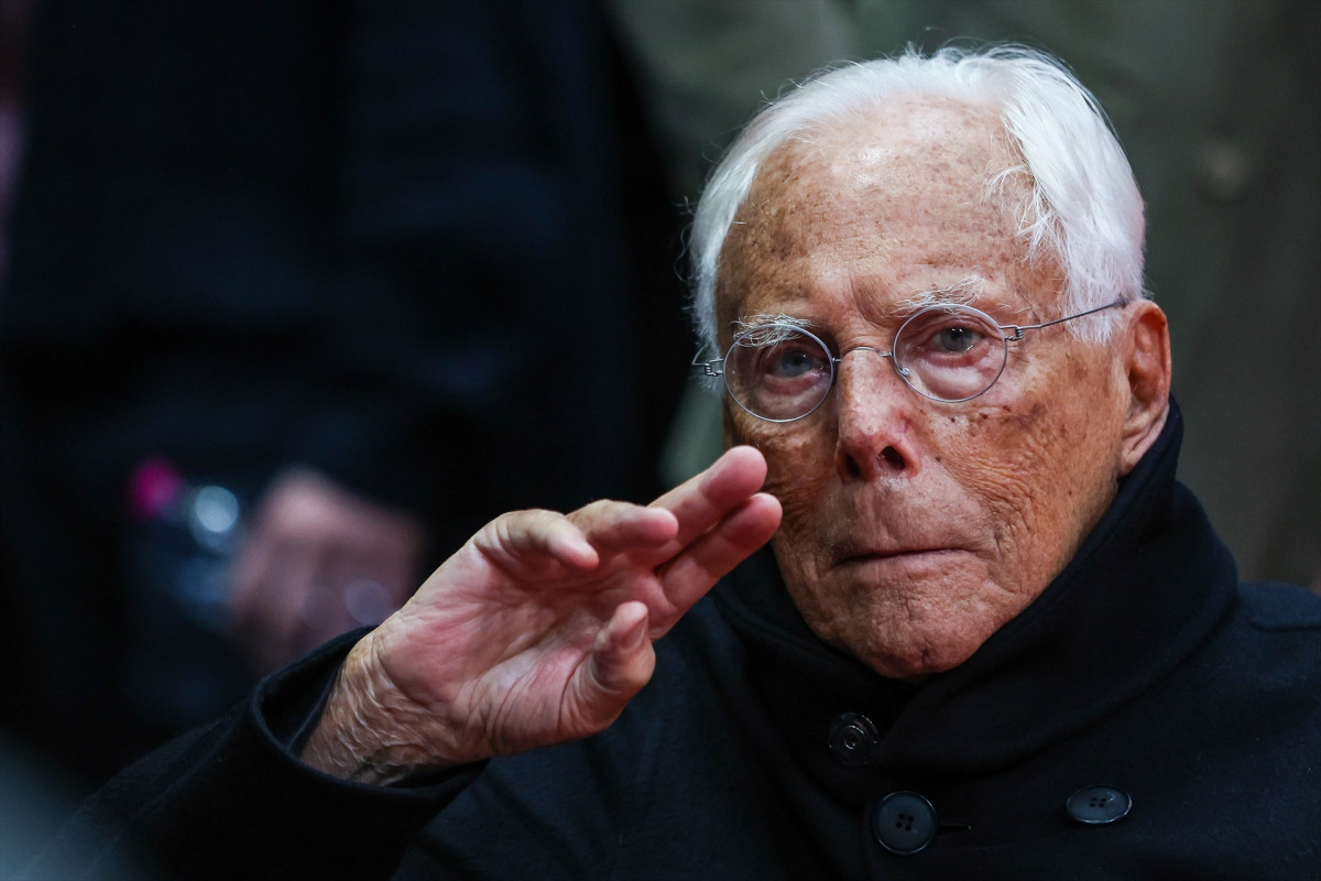 EuropaPress 6272570 11 october 2024 italy milan italian fashion designer giorgio armani attends