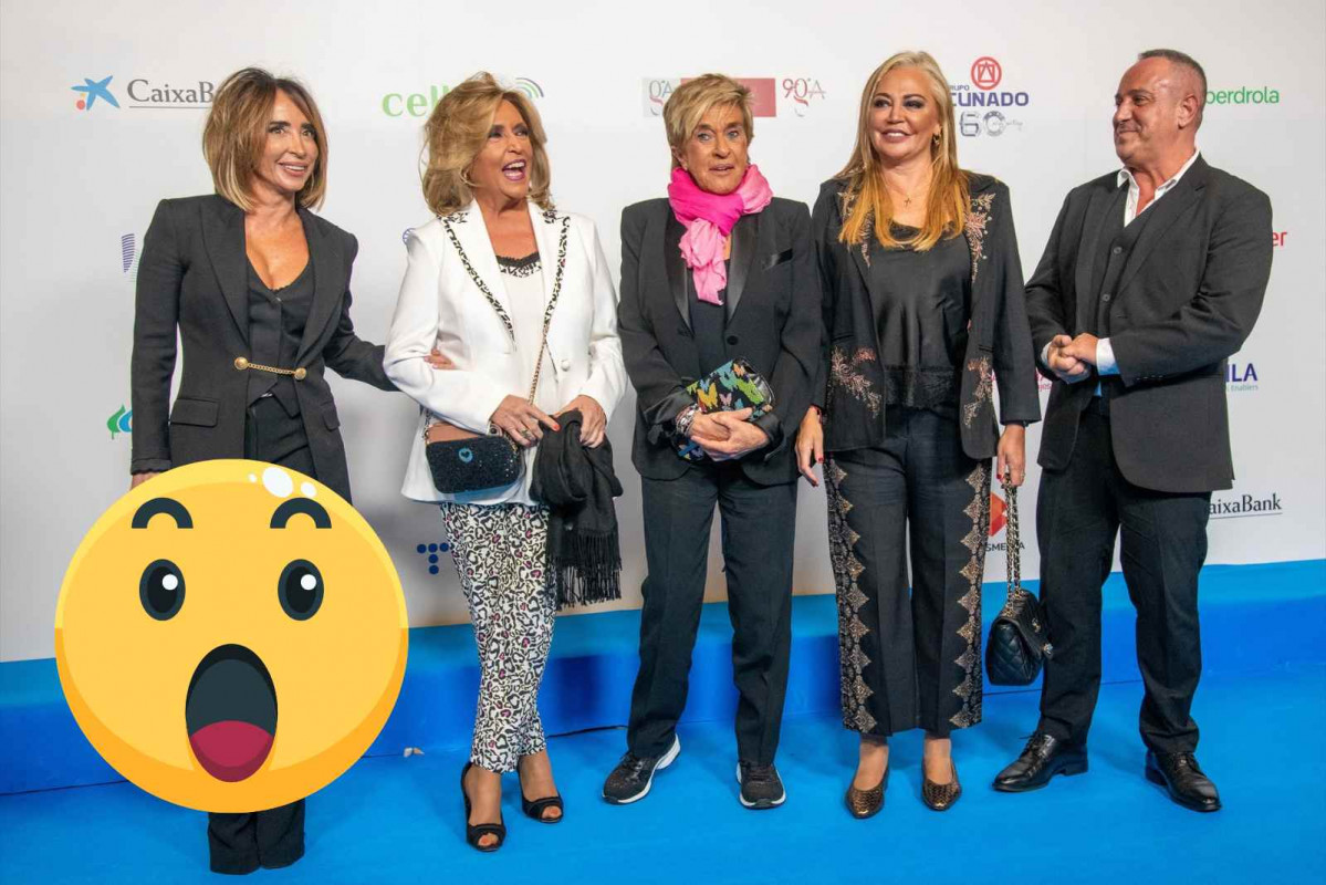 María Patiño, Lydia Lozano, Chelo García Cortés, Belén Esteban y Víctor Sandoval