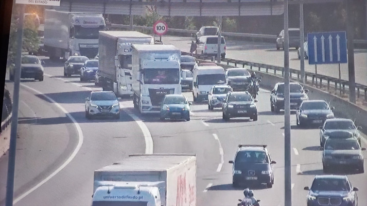 Un accidente provoca 11 kilómetros de retenciones a la AP-7 en Montornès del Vallès