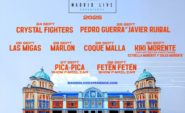 Crystal Fighters, Coque Malla, Marlon y Kiki Morente actuarán en la quinta edición del CaixaBank Madrid Live Experience