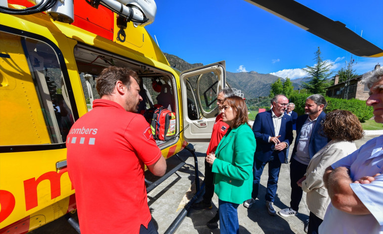 Paneque anuncia un nuevo helipuerto en Sort para una respuesta sanitaria 