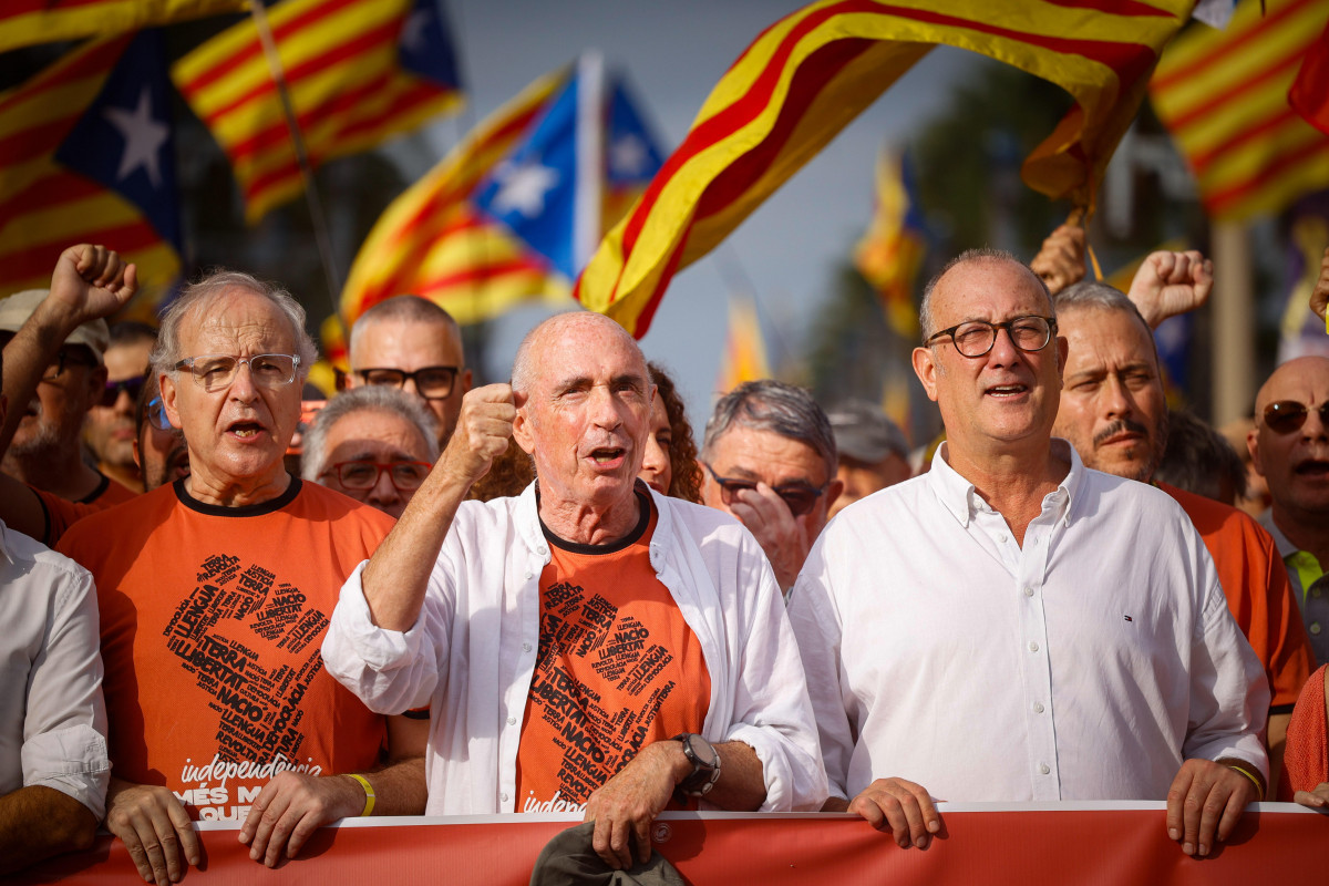EuropaPress 6947259 presidente anc lluis llach manifestacion convocada anc 11 septiembre 2025