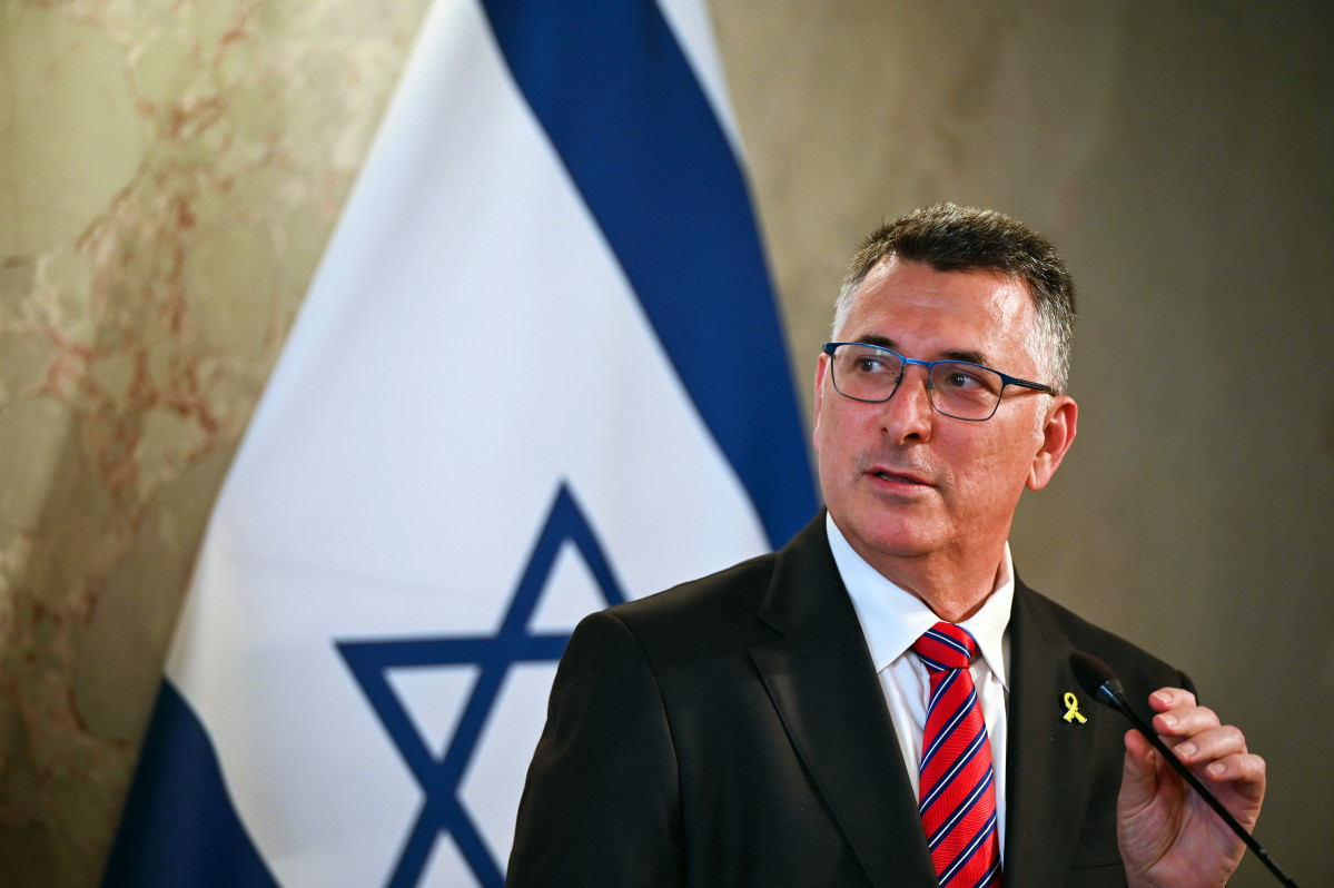 EuropaPress 6850155 10 july 2025 austria vienna gideon saar foreign minister of israel takes