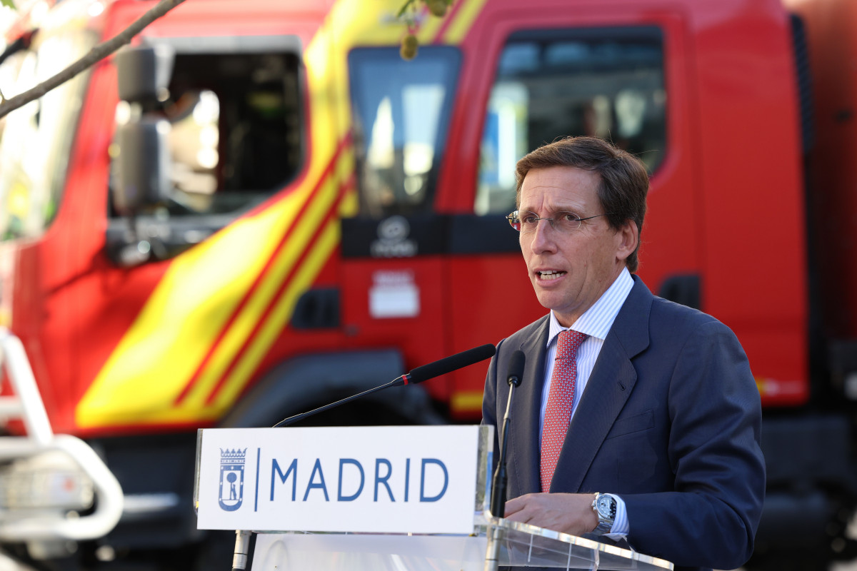 EuropaPress 6930723 alcalde madrid jose luis martinez almeida interviene homenaje diez bomberos