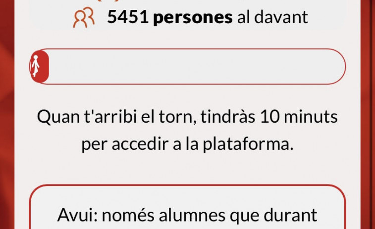 Récord de plazas y caos en la inscripción de cursos de catalán en la web del CPNL