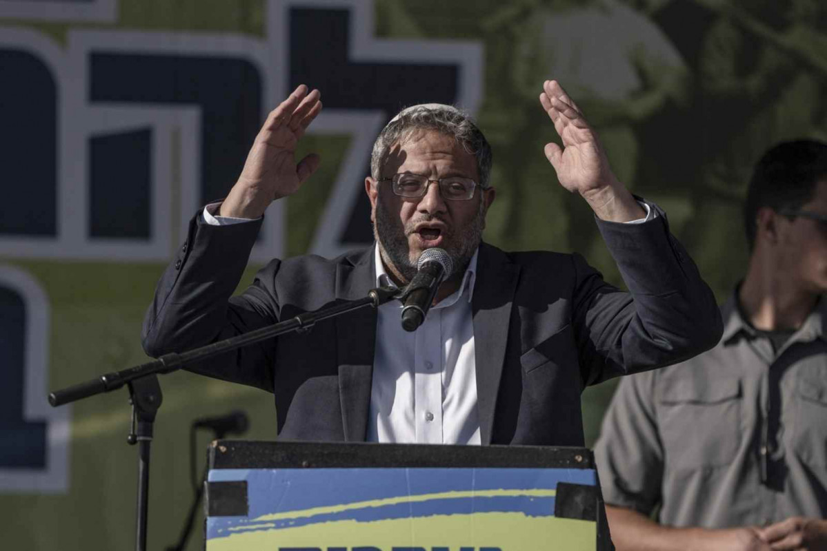 21 de octubre de 2024, Israel, Beeri El ministro de Seguridad Nacional israelí y político de extrema derecha, Itamar Ben Gvir