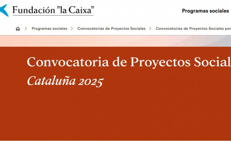 Abierta la Convocatoria de Proyectos Sociales 2025 en Catalunya