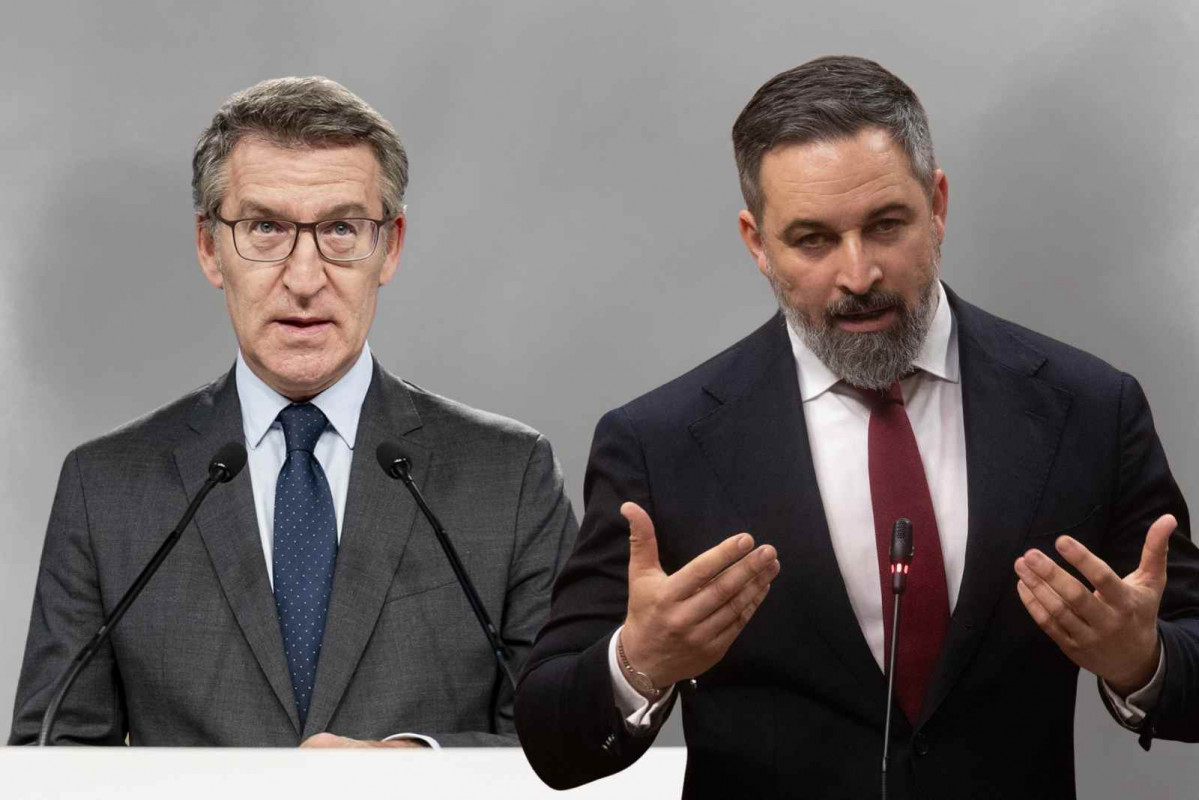 Alberto Núñez Feijóo, Santiago Abascal   EUROPA PRESS   CANVA