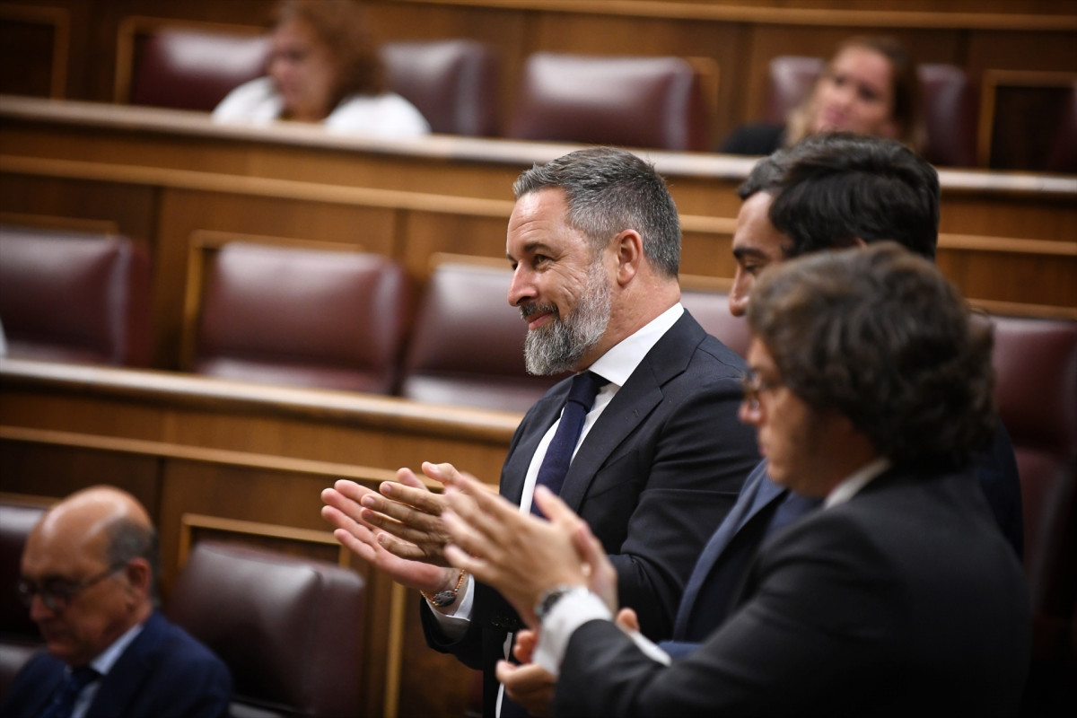 EuropaPress 6959032 lider vox santiago abascal sesion plenaria congreso diputados 16 septiembre
