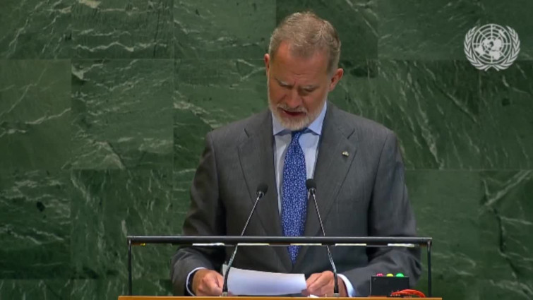 - Vídeo: Felipe VI lanza un histórico alegato en la ONU y pide frenar la violencia en Gaza