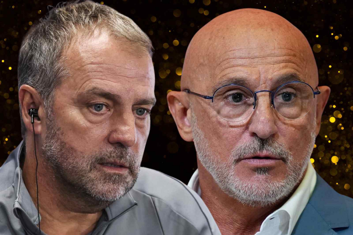 Hansi Flick y Luis de la Fuente
