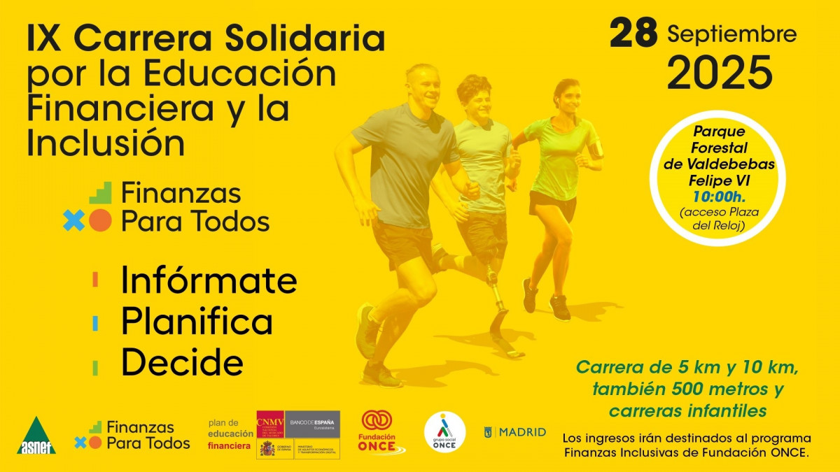 EuropaPress 6930116 fundacion once asnef organizan madrid ix carrera solidaria educacion