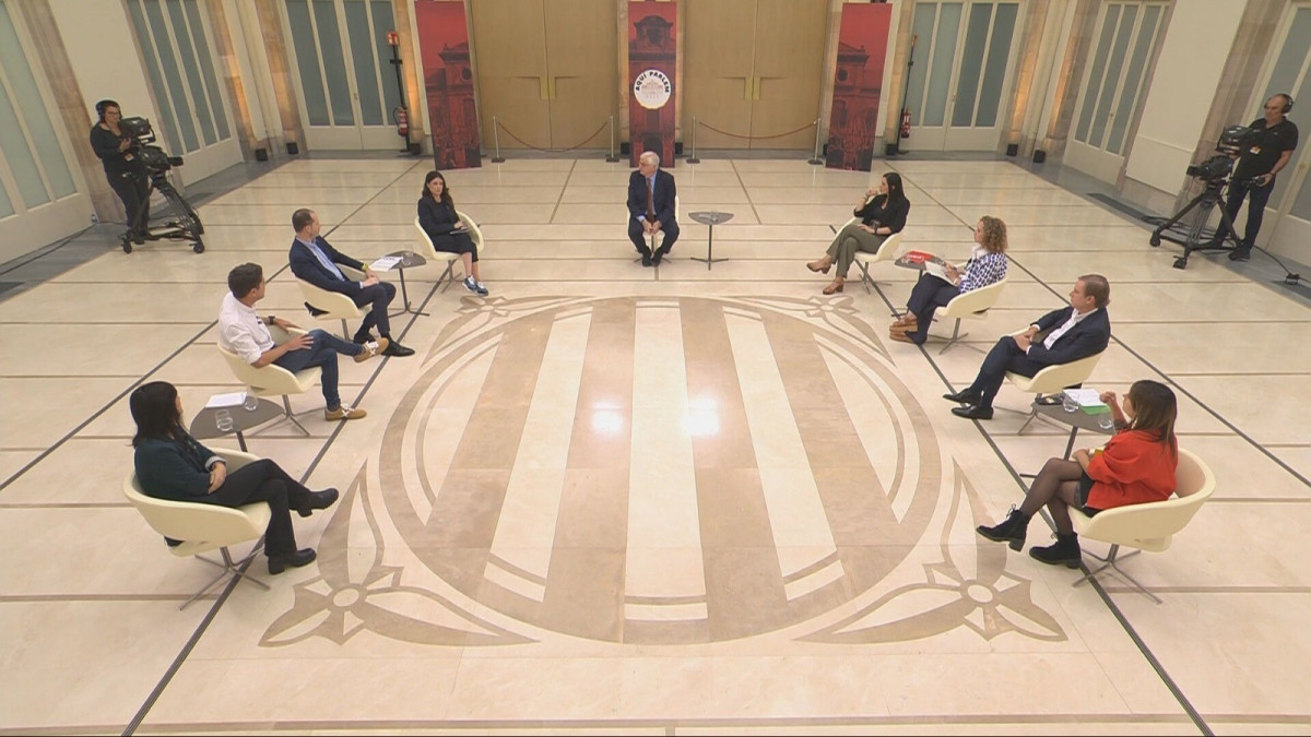 Debate de los portavoces del Parlament en La2 y Ràdio 4