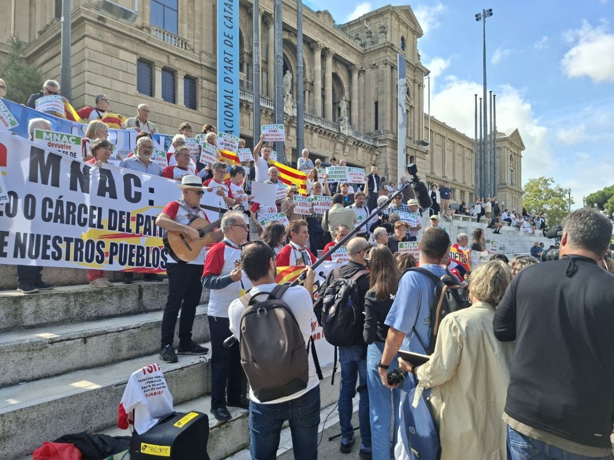 La concentración en Barcelona