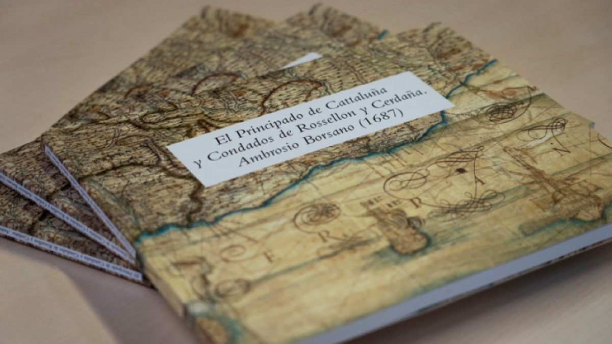El libro-mapa 'El Principado de Cattaluña y Condados de Rossellon y Cerdaña'