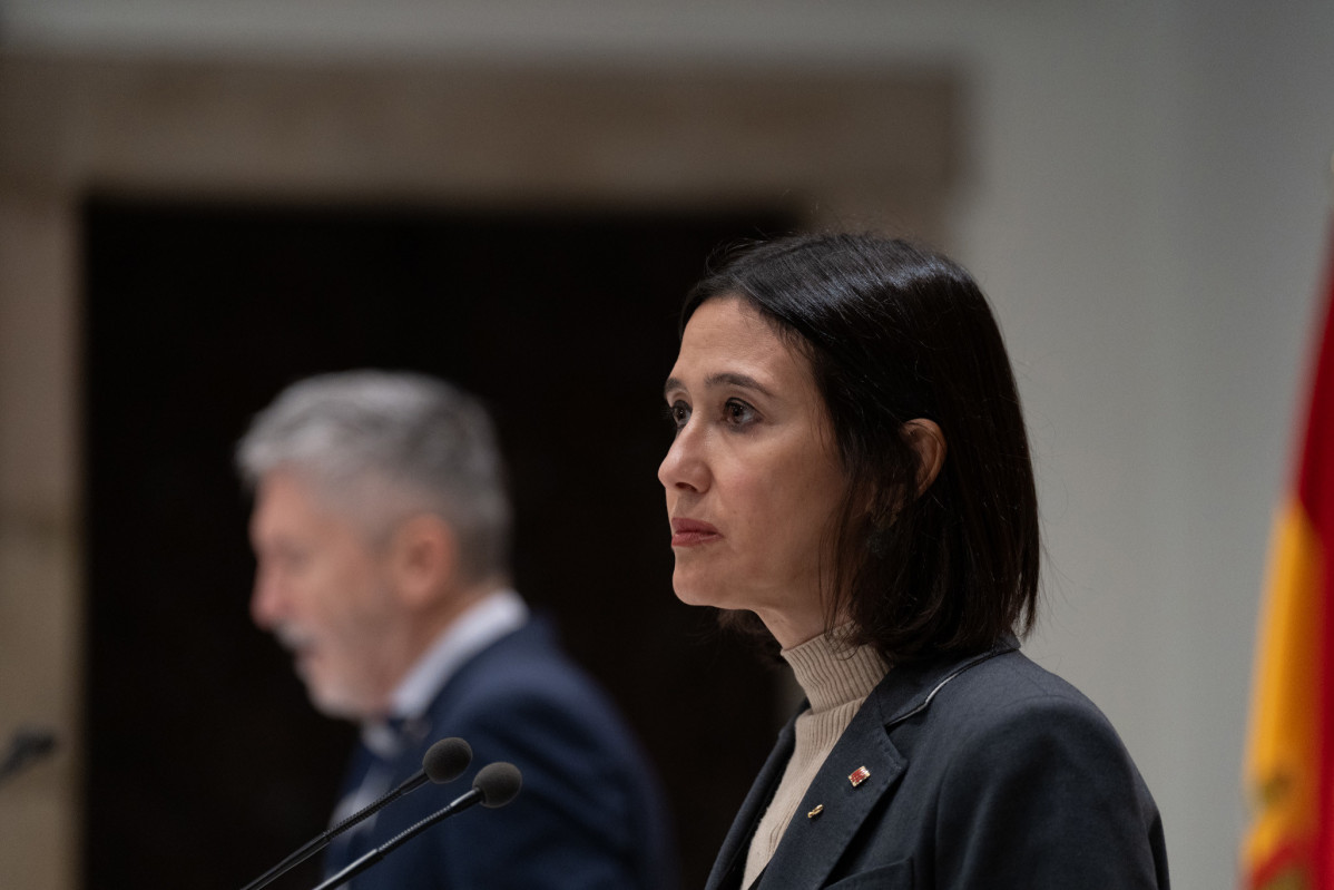 Archivo - La consellera de Interior y Seguridad Pública de la Generalitat, Núria Parlon