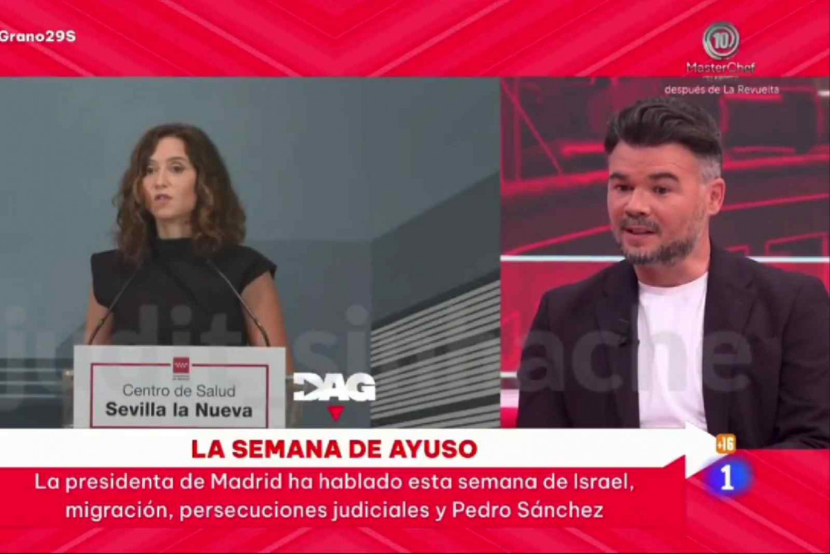 Gabriel Rufián en 'Directo al Grano' de RTVE