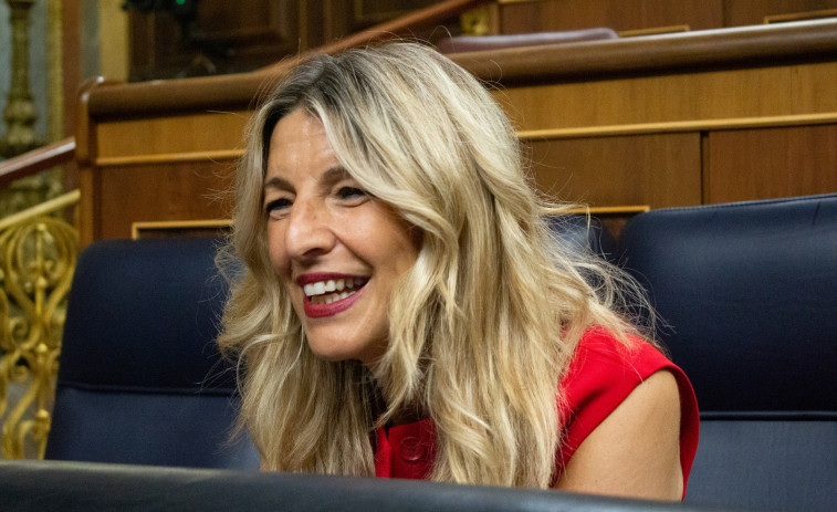 Yolanda Díaz celebra la propuesta del Gobierno para blindar el aborto en la Constitución