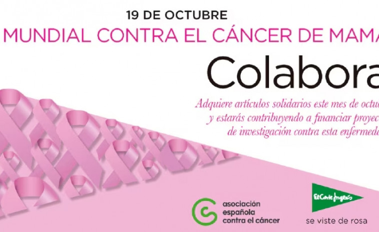 El Corte Inglés lanza una nueva campaña para financiar la investigación en cáncer de mama