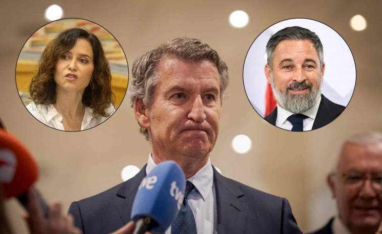 Feijóo, en tierra de nadie: el líder del PP defiende su plan migratorio mientras Vox y Ayuso presionan