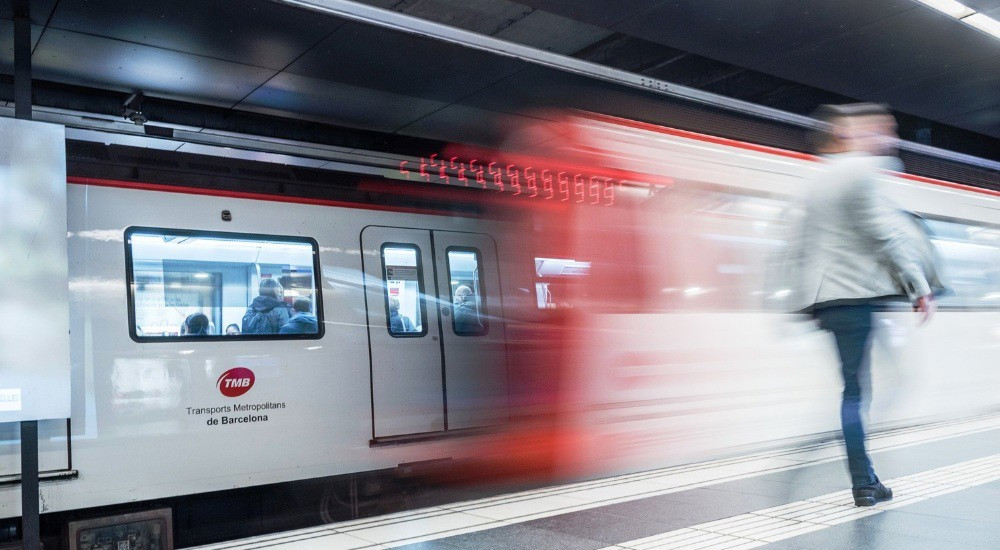 Un Metro de Barcelona.